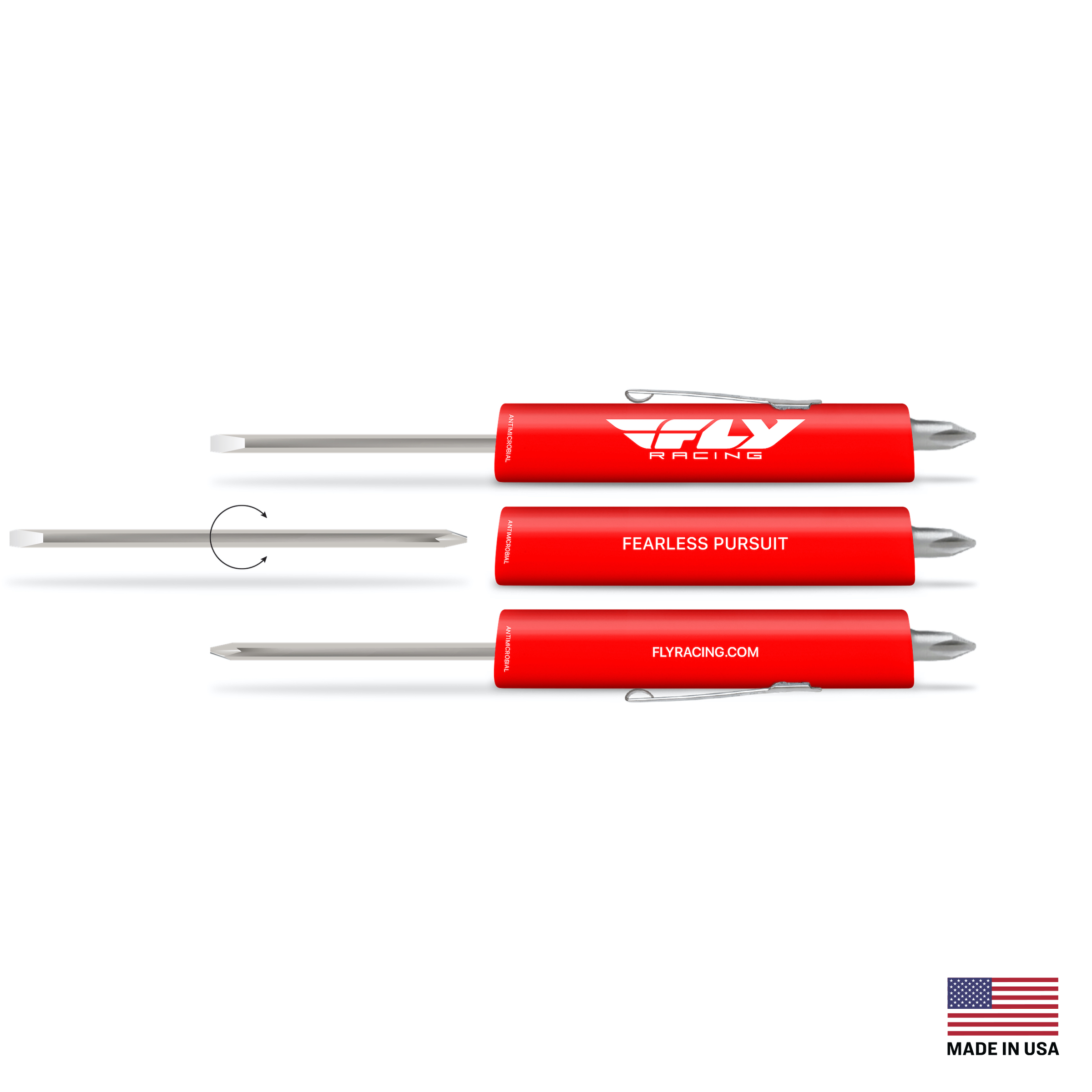 Super Tri Ad Reversible Blade Pocket Screwdriver