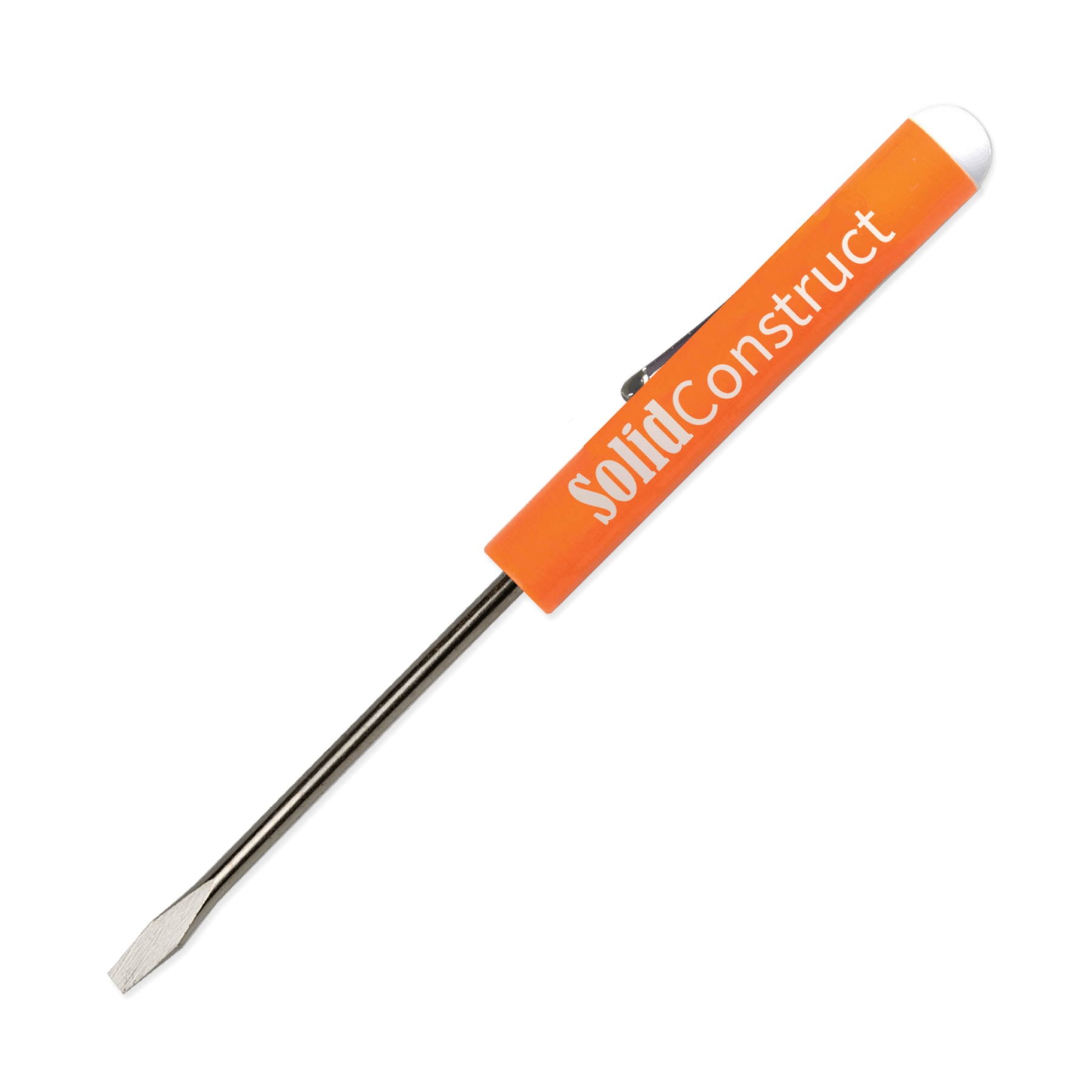 Standard Fixed Blade Pocket Screwdriver Button Top