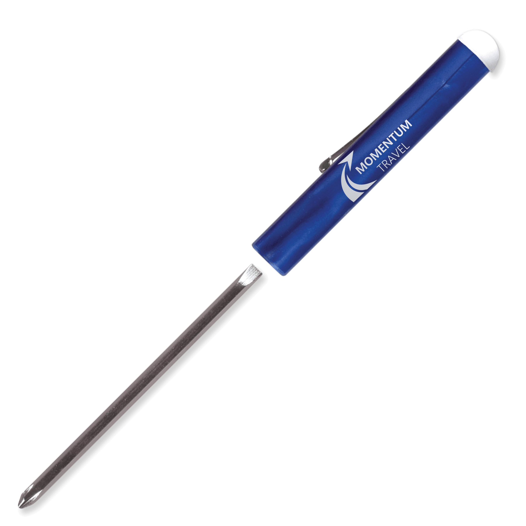 Reversible Blade Pocket Screwdriver Button Top